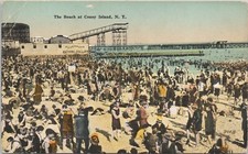 Unposted postcard beach for sale  Clayton