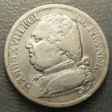 Usado, FRANCIA FRANCE LUIS XVIII LOUIS XVIII 5 FRANCOS 5 FRANCS 1814 M TOULOUSE BC+/MBC comprar usado  Enviando para Brazil