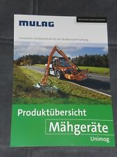 Mulag produktübersicht mähge gebraucht kaufen  Bergkirchen