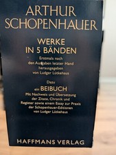 Schopenhauer werke bänden gebraucht kaufen  Berlin