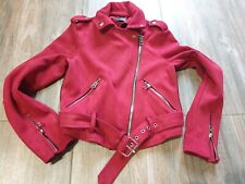 Manteau bershka rouge d'occasion  La Ferté-Frênel