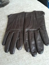 Brown leather warm for sale  TORQUAY