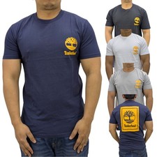 Camiseta masculina Timberland estampa traseira grande gola redonda pulôver casual algodão comprar usado  Enviando para Brazil