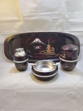 Japanese wooden lacquerware for sale  Hephzibah