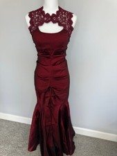 Vestido de noite, XSCARE longo vestido de noite vinho, tamanho 6, novo comprar usado  Enviando para Brazil