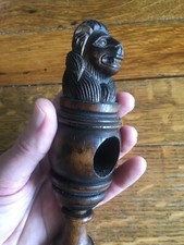 Antique carved lion for sale  EMSWORTH