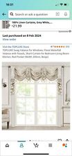 Curtain swags tails for sale  ALDERSHOT