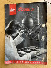 Leica leitz focomat for sale  San Anselmo