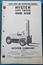LIVRO MANUAL DE OPERAÇÃO E MANUTENÇÃO DE PEÇAS DE EMPILHADEIRA HYSTER H120B comprar usado  Enviando para Brazil