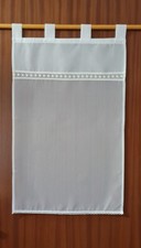 Gardine scheibengardine weiß gebraucht kaufen  Templin