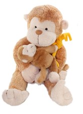 Peluche doudou singe d'occasion  France