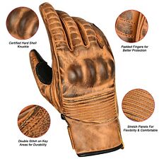 Vintage tan leather for sale  MANCHESTER