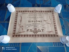 Diplome 1947 gymnastique d'occasion  Libercourt