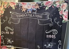 Class 2025 chalkboard for sale  New Bern