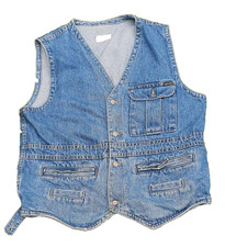 Kamizelka Wedan jeans, męska rozmiar L Vintage stan bardzo dobry na sprzedaż  PL