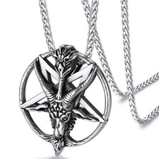 Collier satanique baphomet d'occasion  Lyon I