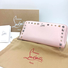 Christian Louboutin Portfel Zamek błyskawiczny - Wokół skórzana torebka z pudełkiem i wewnętrzną torbą na sprzedaż  Wysyłka do Poland