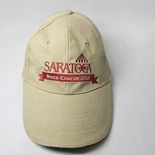 Boné de beisebol adulto Saratoga Race Course 2015 ajustável marrom N1a, usado comprar usado  Enviando para Brazil