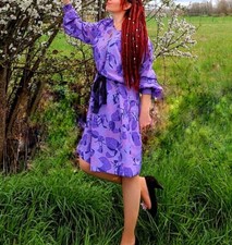Abito vintage fiori usato  Pieve di Bono Prezzo