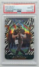 2022 Panini Select Tom Brady Concourse Zebra Prizm SSP #26 PSA 10 GEM Buccaneers comprar usado  Enviando para Brazil