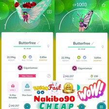 Pokémon Go - Shiny Gigantamax Butterfree - Troca - P’TC - Leia a descrição, usado comprar usado  Enviando para Brazil