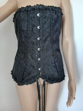 Ladies black basque for sale  BRIDGEND
