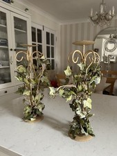 Tall candlesticks faux for sale Tall candlesticks faux for sale  LEICESTER