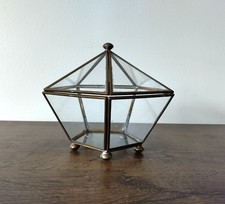 Vintage brass glass for sale  Saint Clair Shores