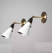 Par de Arandela de Parede Meio Século Arandela Antiga Bronze Luminária de Parede Moderna comprar usado  Enviando para Brazil