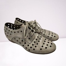 Sapatos oxfords femininos Gravity Pope cinza ilhós comprar usado  Enviando para Brazil
