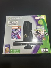 Usado, Console Xbox 360 + pacote Kinect com 2 controles e 3 jogos na caixa. FUNCIONANDO comprar usado  Enviando para Brazil