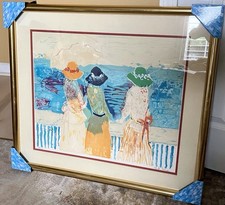 Beach scene lithograph for sale  Charlotte