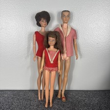 Lote Muñeca Barbie De Colección Años 60 Ken Skipper Midge Corte Burbuja Trajes de Baño Originales Japón segunda mano  Embacar hacia Mexico