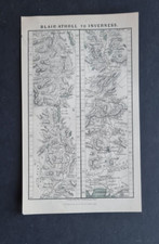 Antique route map for sale  ROMFORD