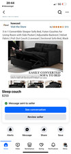 Convertible sleeper sofa for sale  Ozark