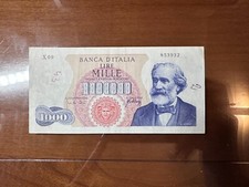 Banconota lire 1000 usato Banconota lire 1000 usato  Rivoli