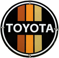 Vintage toyota porcelain for sale  Omaha
