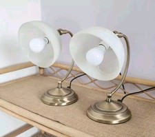 Pair frosted glass for sale  MALDON