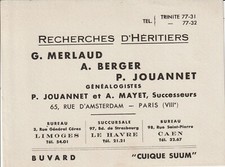 Ab343 petit buvard d'occasion  Reims