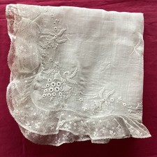Antique lace embroidered d'occasion  Expédié en Belgium