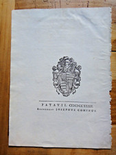 1732 marca tipografica usato  Imola