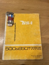 Workshop manual bsa for sale  GREAT YARMOUTH