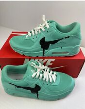 🚨🔥Tênis Nike Air Max 90 Premium 10.5 gotejamento artesanal Echelon verde azul-petróleo Tiffany comprar usado  Enviando para Brazil