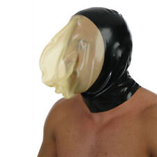 Capuz de látex com bolsa respiratória selada para experiência máscara de borracha de sufocação comprar usado  Enviando para Brazil