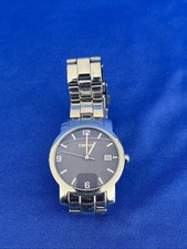 DKNY NY-1018 Zegarek kwarcowy ze stali nierdzewnej z czarną tarczą z okienkiem daty, używany na sprzedaż  Wysyłka do Poland