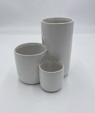 Vaso de mesa Ashluxe Salvatore cerâmica branca 3 vasos plantar 7 polegadas indoor outdoor comprar usado Vaso de mesa Ashluxe Salvatore cerâmica branca 3 vasos plantar 7 polegadas indoor outdoor comprar usado  Enviando para Brazil