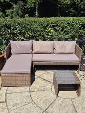 Corner rattan garden for sale  HUDDERSFIELD