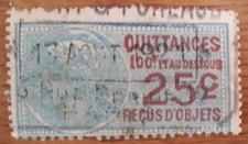 Timbre ancien quittance d'occasion  Paris V