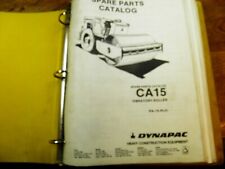 DYNAPAC CA15 COMPACTADOR VIBRATÓRIO PEÇAS MANUAL OPERADORES MANUAL LOJA REPARO comprar usado  Enviando para Brazil