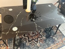 Moderner esstisch glasplatte gebraucht kaufen  Rheinzabern